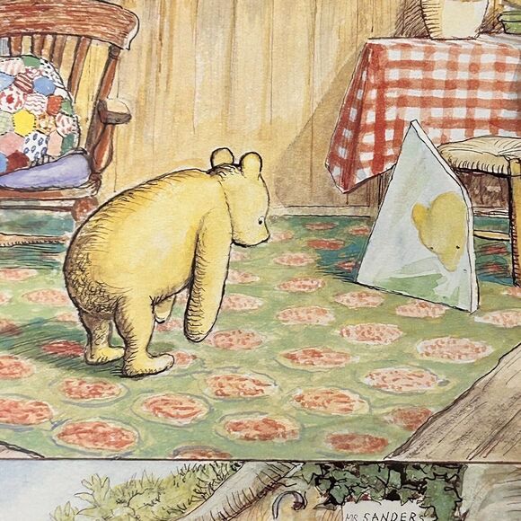 Winnie the Pooh Art Prints set of 2 Unframed 10 x 14 His Art Gallery Shepard - Picture 5 of 8